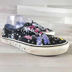 VANS Era Lace-Up Graphic Canvas Sneakers Women's Size 8½